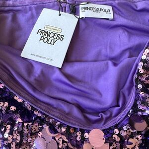 Princess Polly Purple Sequin Mini Dress